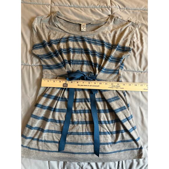 American rag gray and blue tie T-shirt with pockets size medium  - Picture 7 of 8